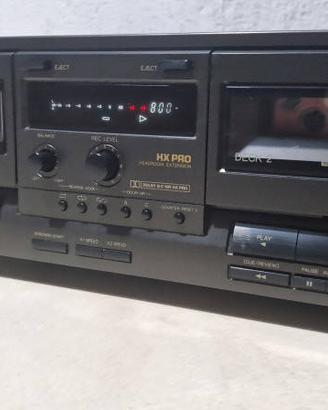 Registrat. a DOPPIA cassette AUTOREVERSE Technics