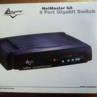 Atlantis G8 10/100/1000 gigabit LAN switch 8 porte