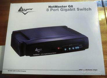 Atlantis G8 10/100/1000 gigabit LAN switch 8 porte