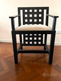 Coppia poltroncine / sedie Mackintosh