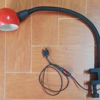 Lampada da tavolo vintage a vite
