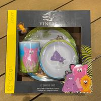 Set di 3 piatti per bambini