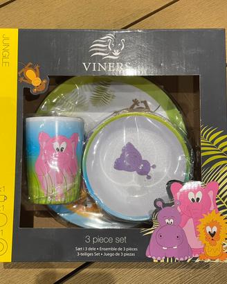 Set di 3 piatti per bambini