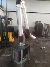 aspiratore fumi e gas professionale 380 volt