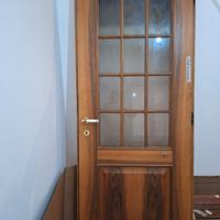 porta legno massello noce 90x210cm