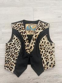 Gilet Sem vaccaro in vera pelle e cavallino