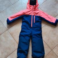 tuta sci bimba 3 4 anni 95 cm