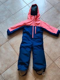 tuta sci bimba 3 4 anni 95 cm