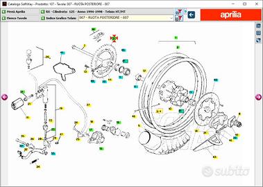 Corona Aprilia RX 125 AP8107115