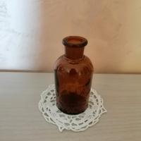 Antica bottiglia da farmacia in vetro vintage 