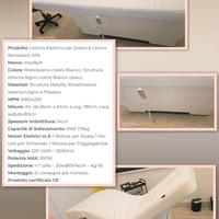 lettino elettrico per Estetica centro benessere 