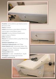 lettino elettrico per Estetica centro benessere 