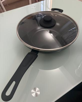 Padella wok con coperchio ikea
