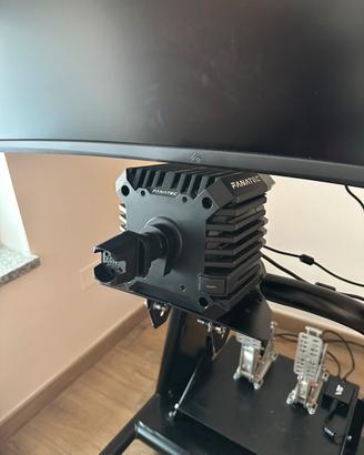 Fanatec csl dd 8nm con qr2 lato base in metallo