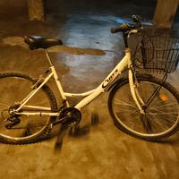 bicicletta donna con cestino