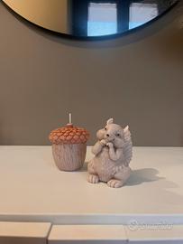 Candele ciop e ghianda  cera di soia  🐿️🍂🍁