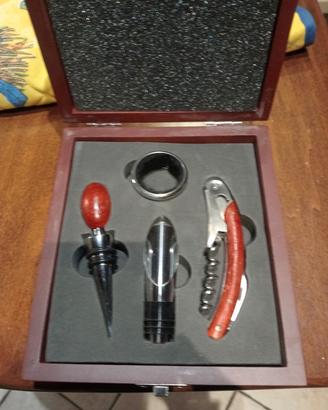 Set da vino in cofanetto