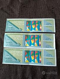 biglietti lotteria