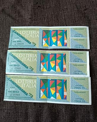 biglietti lotteria