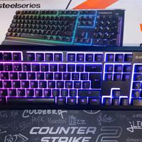 Tastiera Gaming SteelSeries Apex3 RGB WaterProof