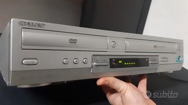 LETTORE VHS DVD DIVX CD MP3 COMBO DOLBYDIGITAL+TEL