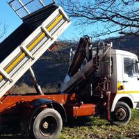 Iveco 65/10 ribaltabile e gru bonfiglioli