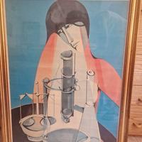 quadro donna e chimica