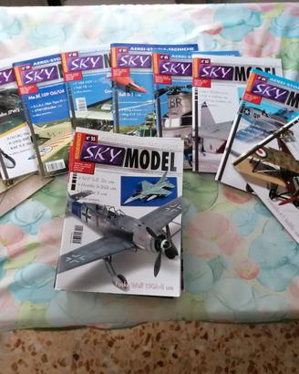 RIVISTA DI MODELLISMO AEREO " SKY MODEL"