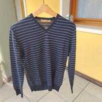 maglioncino a V in lana merlino 50 % conbipel