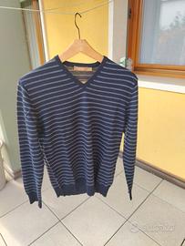 maglioncino a V in lana merlino 50 % conbipel