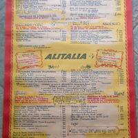 Menù anni 60 Meo Patacca Roma