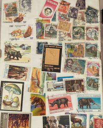 Lotto Francobolli Italia e Mondo (penny black)