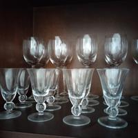 Set bicchieri in cristallo