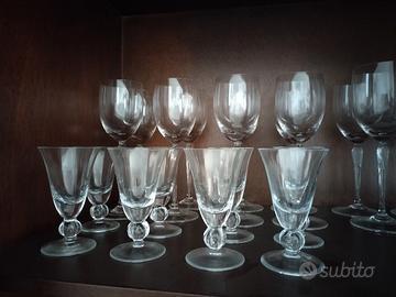 Set bicchieri in cristallo