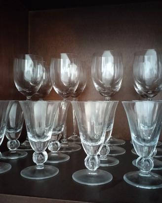 Set bicchieri in cristallo
