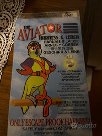 Pettorina Aviator per pappagalli nuova + guinzagli