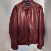 Giacca in pelle Trussardi jeans nuova
