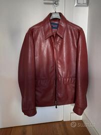 Giacca in pelle Trussardi jeans nuova