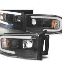 FARI PER DODGE RAM 02-06 TUBO LED NERO