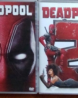 MARVEL Deadpool 1 + 2 DVD originali