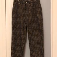Fendi jeans monogram zucca FF