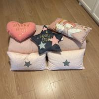 Materasso arredo bambina + 6 cuscini