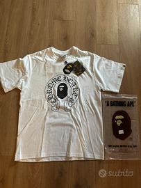 Maglia bape x chrome hearts