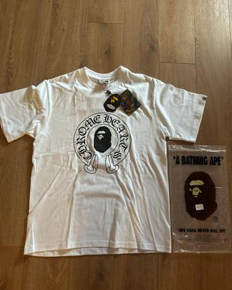 Maglia bape x chrome hearts