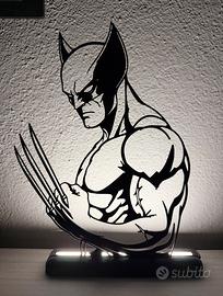 Wolverine Silhouette lampada Led Marvel
