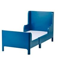 Letto IKEA BUSUNGE  blu  allungabile