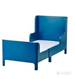 Letto IKEA BUSUNGE  blu  allungabile