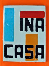 INA CASA - FORMELLA ARTISTICA VINTAGE ANNI 50