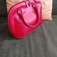 Borsa in pelle rossa