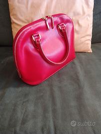 Borsa in pelle rossa